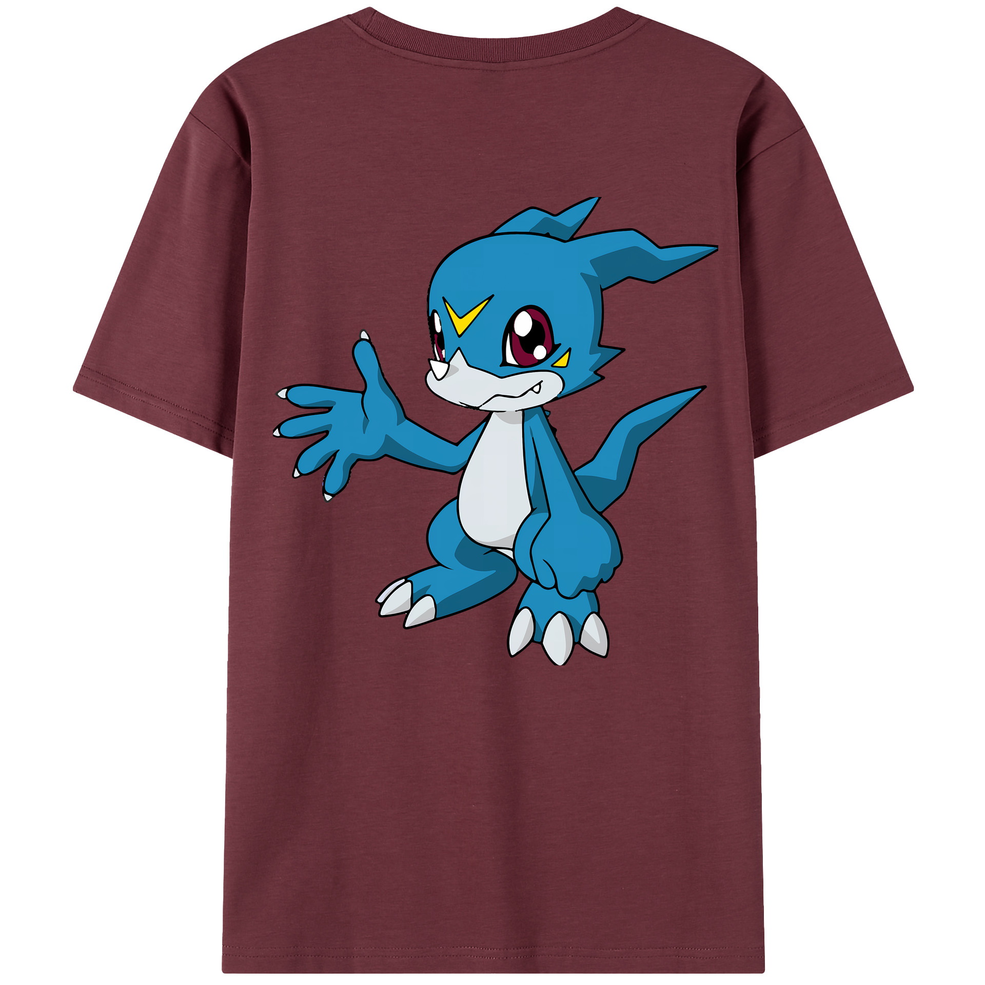 （画像用） Digimon デジタルモンスター/デジモン 綿100％半袖Tシャツ（背面プリント）
